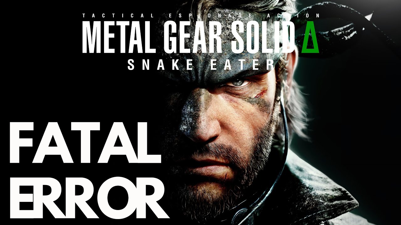 Metal Gear Solid Δ: Snake Eater (PC) — Solución “Fatal Error” y