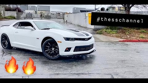 CAMARO SS DOES DONUTS!