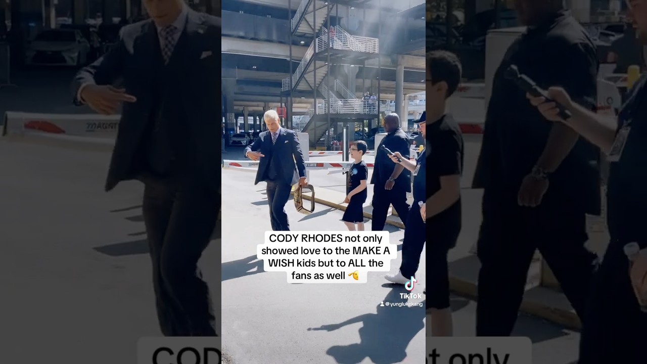 CODY RHODES & MAKE A WISH Foundation SURPRISE the FANS! 