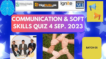 Communication & Soft Skills Quiz 4 | Batch 5 | DigiSkills abilities test |Soft Skills Muhammad Abbas