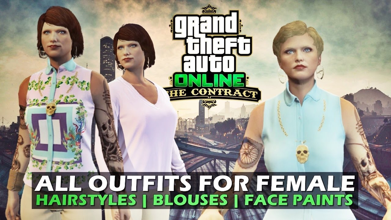 Grand Theft Auto 5 Female Haircuts