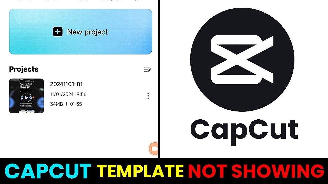 Capcut Template Not Showing Problem Solution | Capcut Template Option ...