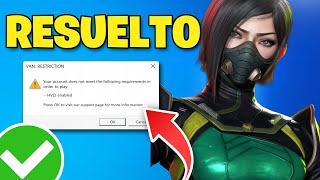 Valorant Error Hvci Esta Activado Windows 11 - Solucion