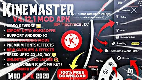 How to download kinemaster mod without watermark with media layer support up4k free download #howto