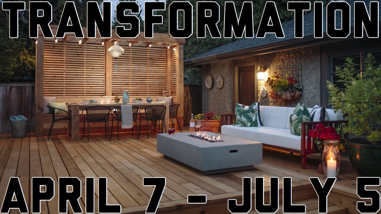 Backyard Deck Transformation - YouTube