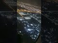 view of UAE at night-take off from Sharjah airport