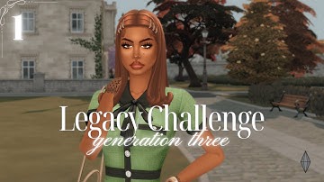 & so it continues🍸the sims 4: legacy challenge - gen. 3 | ep. 1