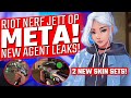 Valorant: Riot NERF The Jett OP Meta! - New Agent Leaks & Skins!