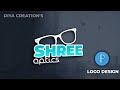 3D Logo Design in Pixellab | 3D Logo Design in Mobile | Diya Creation's