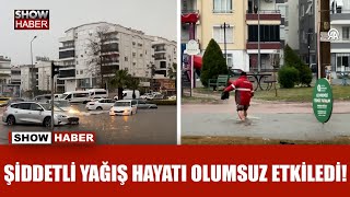 Antalya'da yoğun yağış ve selden dolayı okullar tatil edildi! Resimi