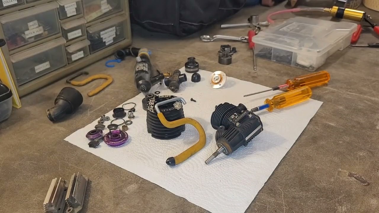 Разборка двигателя SH PT2010 XBHCP Nitro, не требующего обкатки.