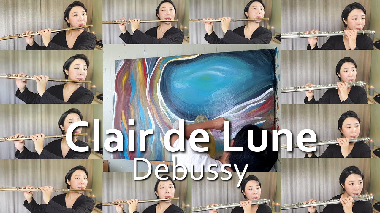 Clair de Lune - Debussy | 달빛 - 드뷔시 (With Painting Performed)