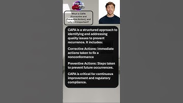 CAPA in GMP | GMP Basics 9 — Why Corrective and Preventive Actions Matter in Pharma