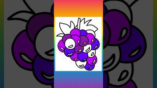 Fruits drawing #drawing #shortsviral #shortsfeed #shortsyoutube #howtodraw #viral #fruits #grapes