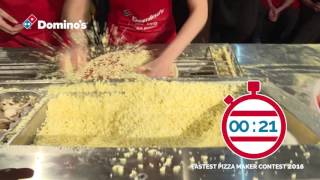 Fastest Pizza Maker Contest 2016 Dominos Pizza Netherlands