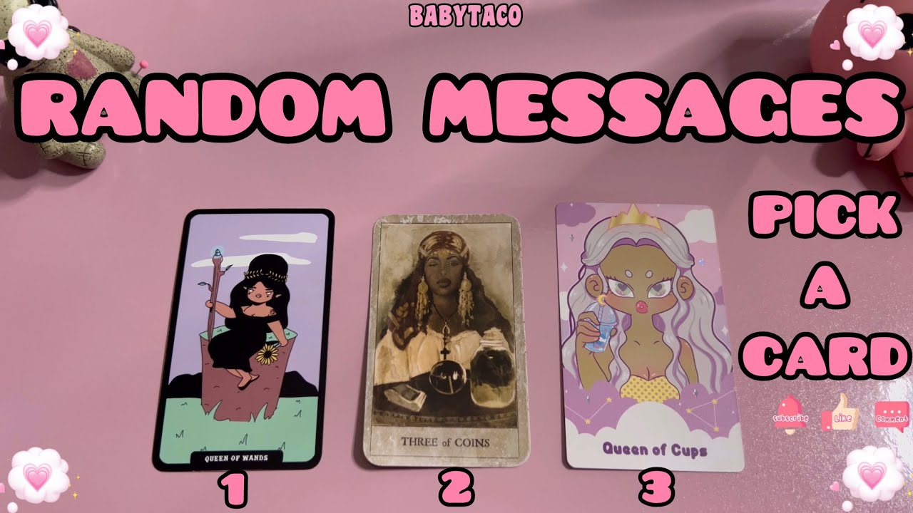 RANDOM MESSAGES 🔮 PICK A CARD #tarot #tarotreading #allsigns #pickacard