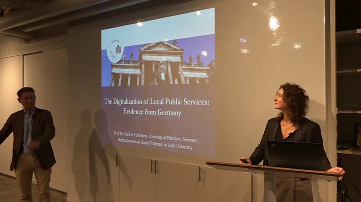 The digitalization of local public services - Forskningsfrukost med Sabine Kuhlman