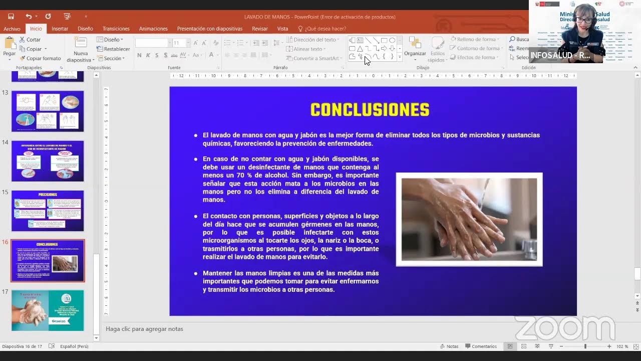 IMPORTANCIA DEL LAVADO DE MANOS