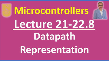 Microcontrollers - Lecture 21-22.8-Slides 25-27: Datapath Representation #datapath #microcontrollers