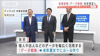 菅総理直轄で・・・政府「データ戦略」来年策定へ(2020年10月7日)