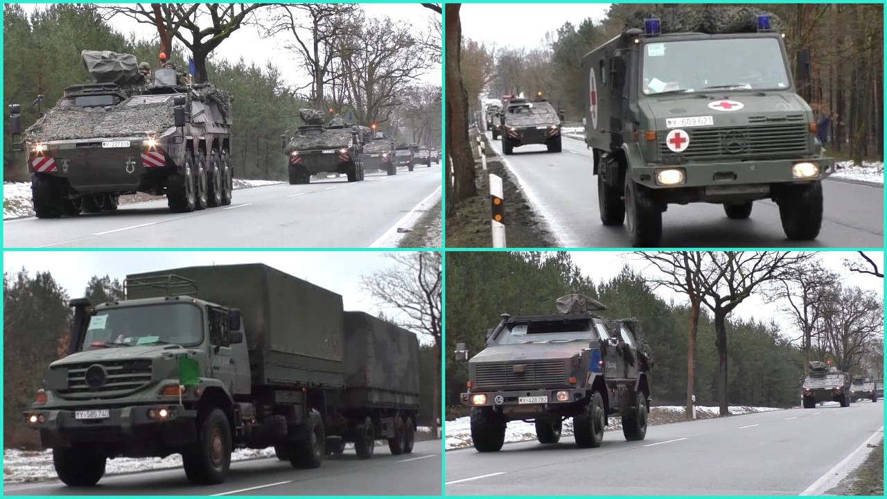 Quadriga 2026- Boxer, Dingo, Zetros und Sanitäter