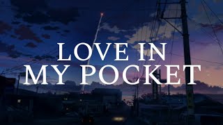 Rich Brian - Love In My Pocket (Lyrics Video)