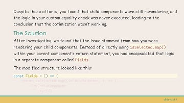 Solving the React functional components Rerendering Issue When Using Array.map
