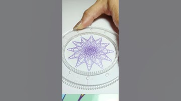Asmr Spirograph #shorts  #asmr #art #วาดรูป #drawings #spirograph #spirographdesig #gear #magic