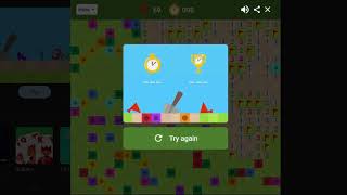 Failure in 98 seconds | Minesweeper