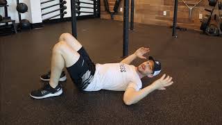 Feet Up Scapular Floor Slides