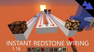 Instant Redstone Wiring - Minecraft 1.16