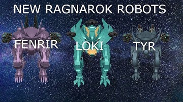 War Robots New Ragnorok Robots Fenrir, Loki, and Tyr. War Robots Test SErver