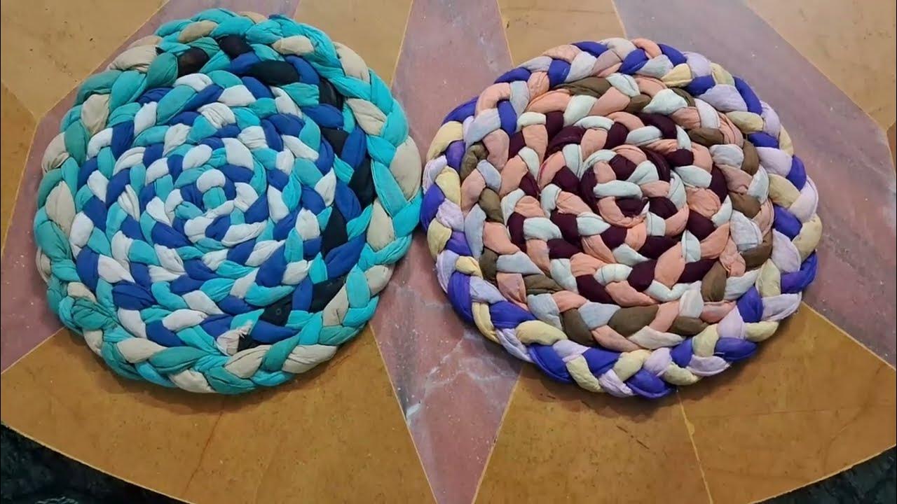 How To Make Doormat With Waste Cloth How to make Beautiful Doormat at home using waste cloth | Doormat