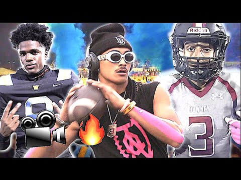 It Was a MOVIE  🎥🔥 5-STAR NICO IAMALEAVA , Warren vs Cross- Town Rivals Downey High