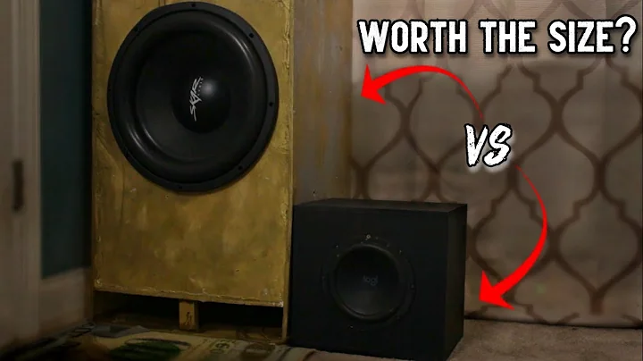 TINY Logitech Subwoofer VS LARGE Skar Subwoofer
