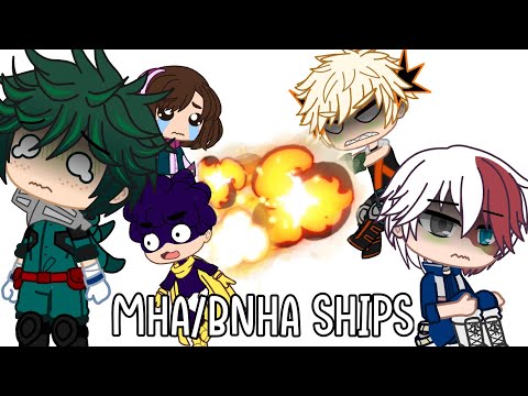 MHA Characters Reacting to Ships but it’s kinda accurate || Gacha Club