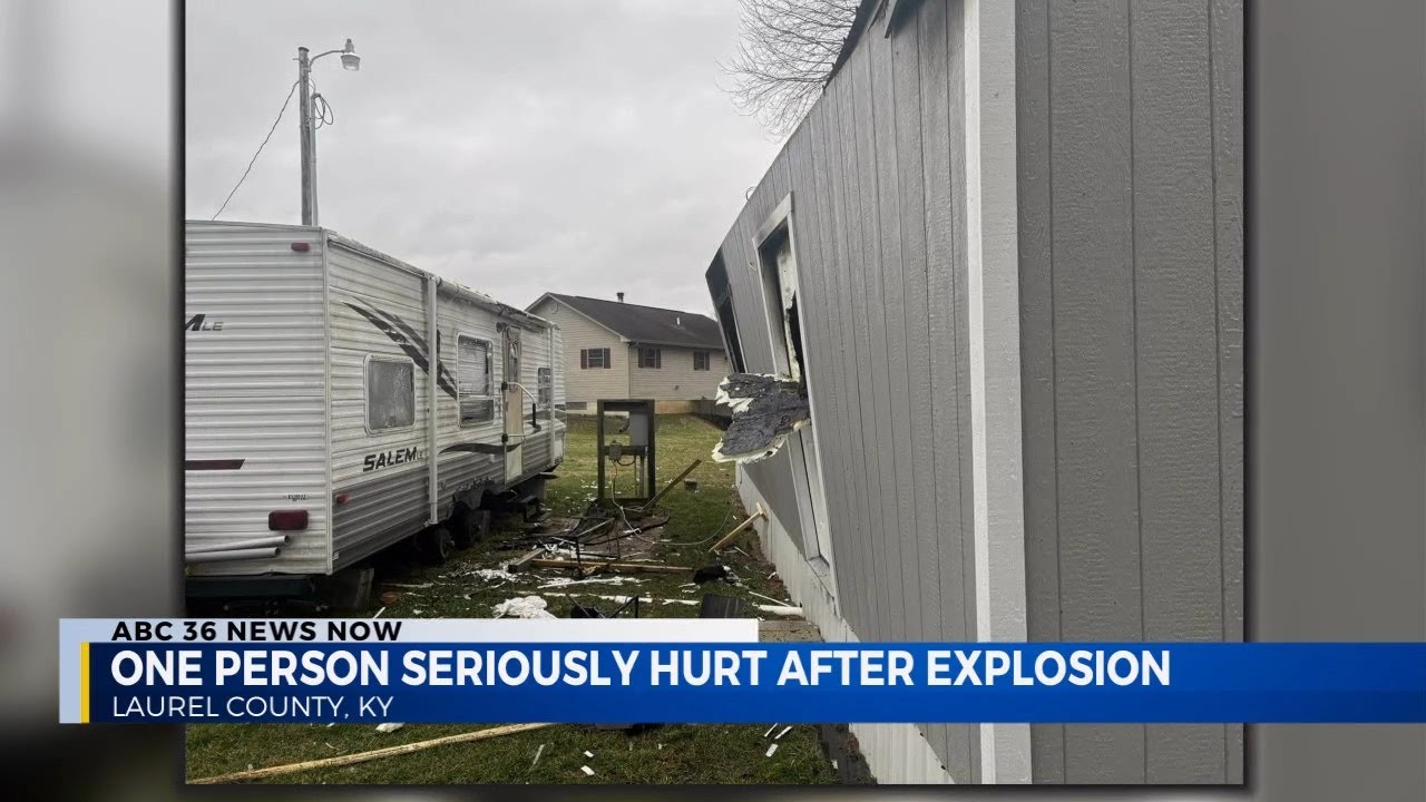 Laurel County explosion leaves one woman injured - YouTube