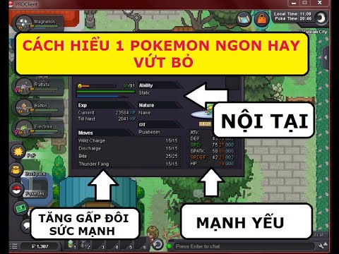 Video Hướng Dẫn Đọc Chỉ Số Pokemon Để Biết con nào Ngon Hay... - youtube