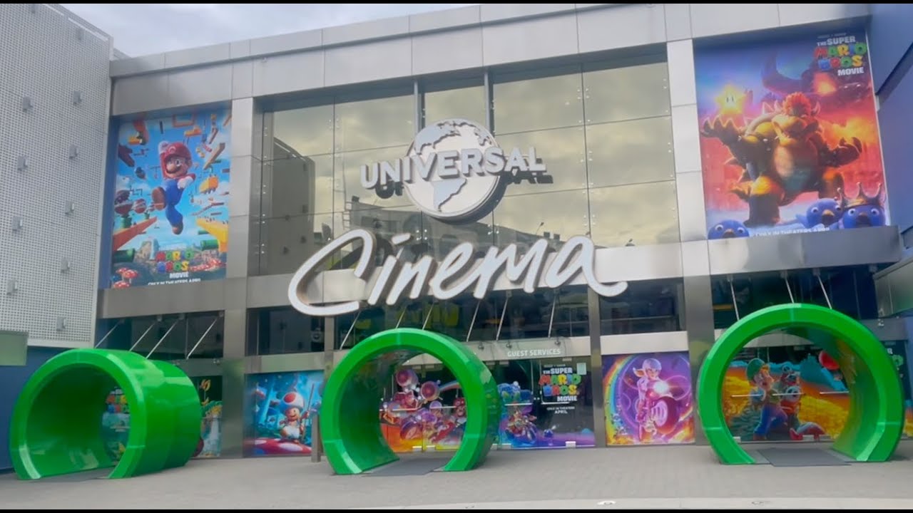 The Super Mario Bros. Movie Display at Universal Studios Hollywood's City Walk YouTube