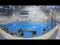 تصوير 360 وفيه محاولة احد الجدد بالمتقدم ولكن فشل بالمحاولة و غرق بسبب الخوف vr swimming