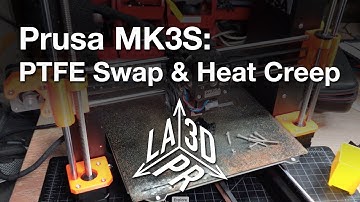 Prusa MK3S Heat Creep PTFE Swap