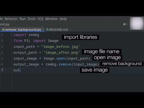 Remove Image Background using Python