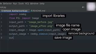 Remove Image Background using Python