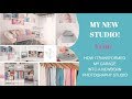 How I converted my garage into a newborn photography studio