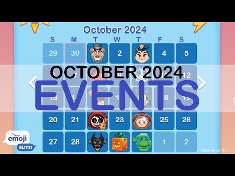 Disney Emoji Blitz Events (October 2024)