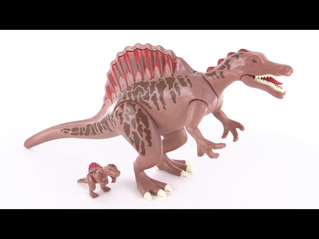 mandig Junction Modtager maskine Playmobil Spinosaurus with Baby! Dinos set 6267 - YouTube