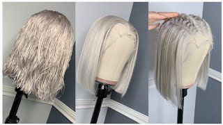 Quick new & Easy way to get the perfect SILVER ON 613 blonde | Wella charm T18 & T14 | Alipearl hair