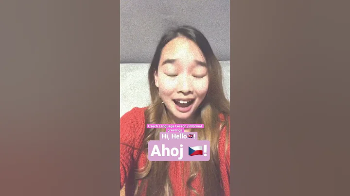 Czech Language Lesson |basic | Saying Hi & Hello | #czechlanguage  #czechlessons   #cz