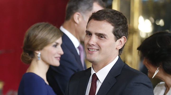Albert Rivera, 'estrella' de la recepción de los Reyes en el Palacio Real