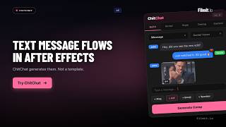 Text Message Flows in After Effects (No Template Needed) screenshot 3